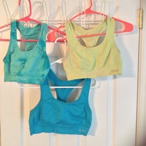 Champion Sports Bra - includes all 3. Small